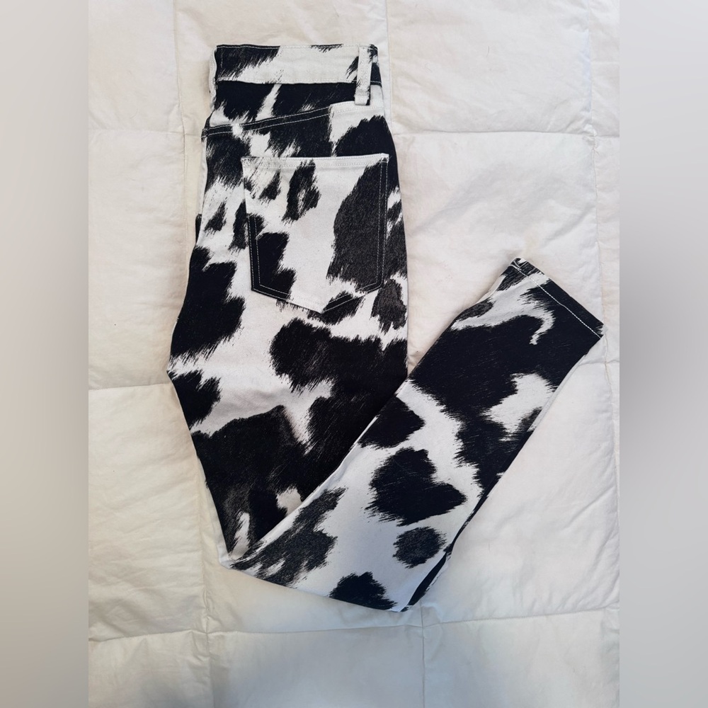 NWOT WeWoreWhat Cow Print Jeans